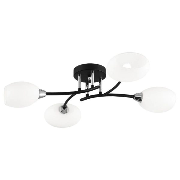 Люстра Citilux Флорида cl148145 черный+хром