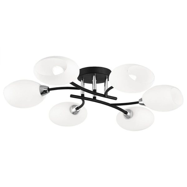 Люстра Citilux Флорида cl148165 черный+хром