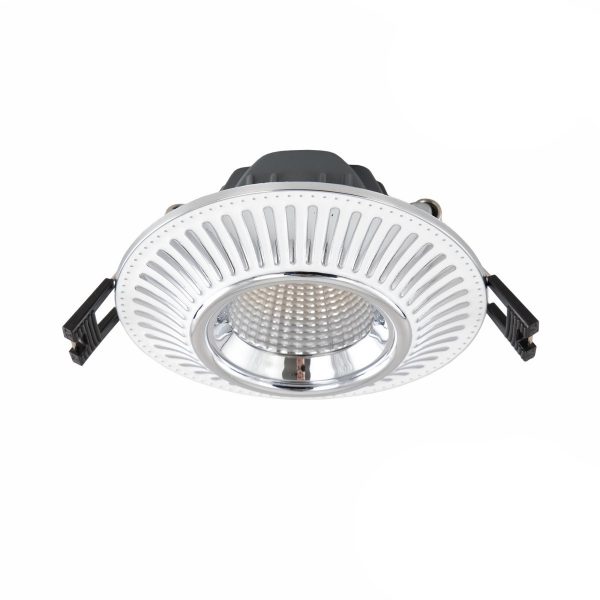 Светильник встраиваемый Citilux Дзета CLD042NW1 LED 7 Вт белый с хромом