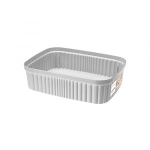 Лоток Эконова Velvet серый 255х190х70 мм 2,6 л
