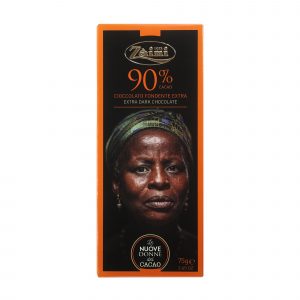 Шоколад темный 90% Zaini Women of cocoa, 75 г