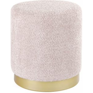 Пуф Glasar розовый 32х32х35 см