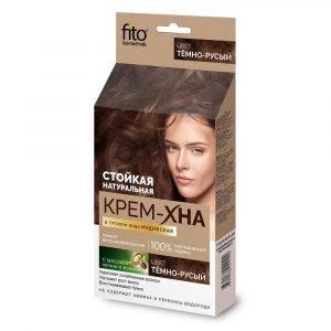 Крем-хна Фитокосметик Индийская темно русый 50мл