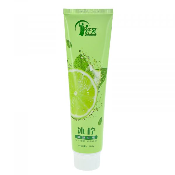 Зубная паста отбеливающая Soothe&Care Лимон и мята, 185г
