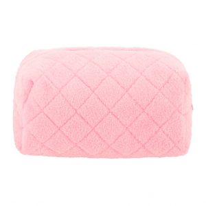 Косметичка Lady Pink плюшевая розовая 31,2х13,8х19,4 см