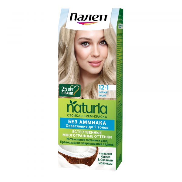 Краска для волос Palette Naturia 12-1 Белый песок