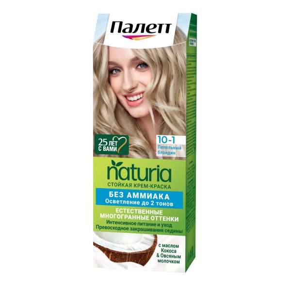 Краска для волос Palette Naturia 10-1 Пепельный блонд