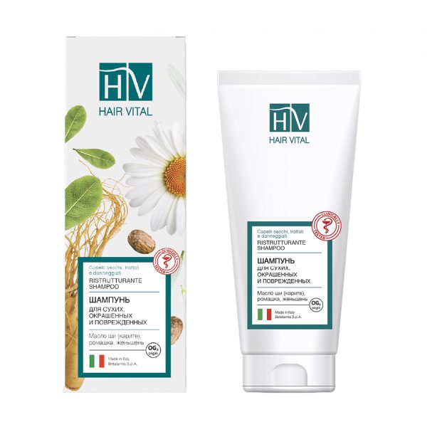 Шампунь Hair Vital для сухих, окрашенных поврежденных волос 200мл