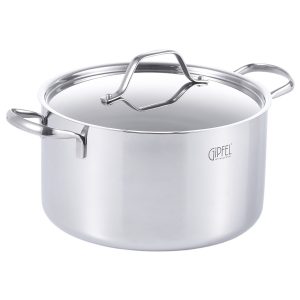 Кастрюля Gipfel Galaxy с крышкой из нержавеющей стали 24х13,5 см 6 л