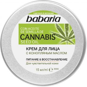 Крем для лица Babaria с конопляным маслом 50 мл