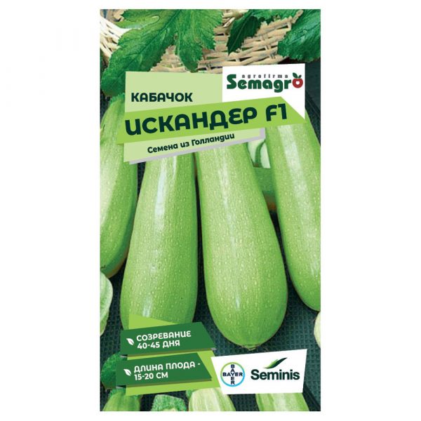 Семена Seminis кабачок искандер f1