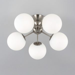 Люстра Citilux Томми CL102154 матовый хром с белым