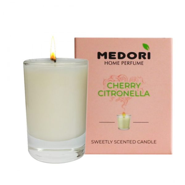 Аромасвеча Medori cherry citronnela 70 мл