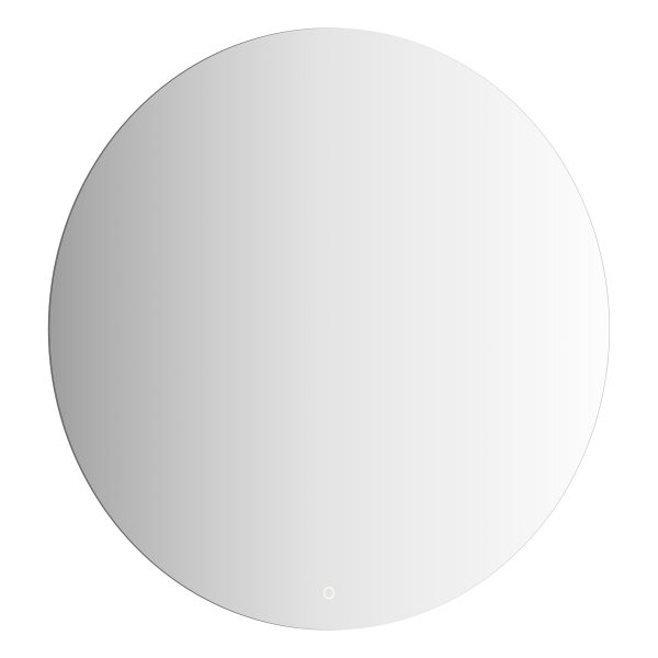 Зеркало Defesto led-подсветка 28w нейтральный свет d 90 см