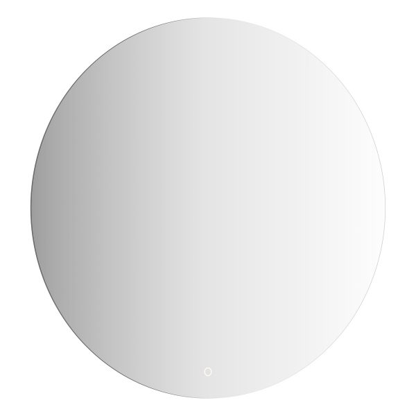 Зеркало Defesto led-подсветка 25w теплый свет d 80 см