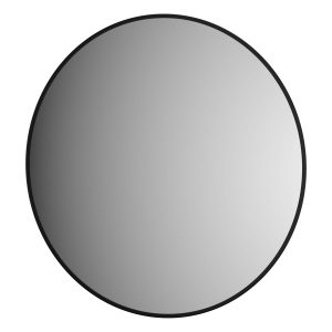 Зеркало Evoform с черной окантовкой d 80 см