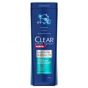 Шампунь-пилинг Clear Men Derma expert Контроль жирности 380 мл