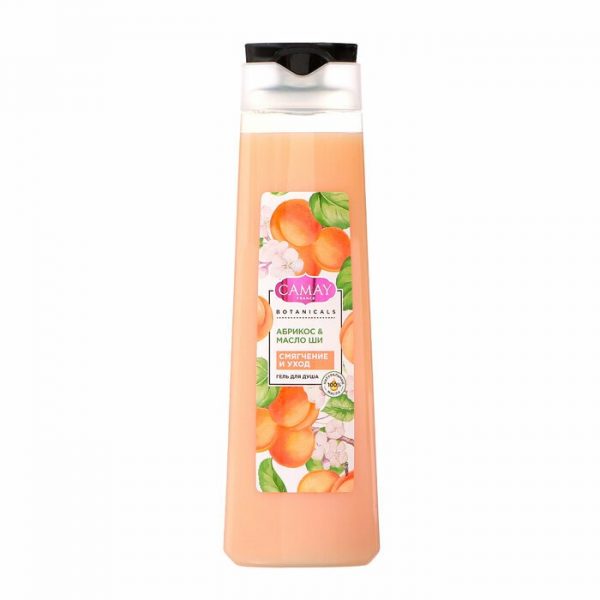 Гель для душа CAMAY Botanicals абрикос и масло ши 400 мл