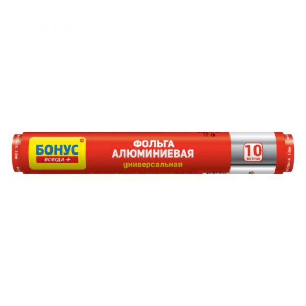 Фольга Бонус алюминиевая 10 м