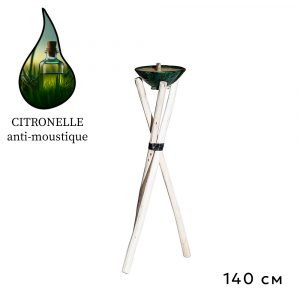 Аромасвеча Nour Bougie Tamegrout Citronelle anti-moustique керамика 11 кг 140 см бамбук