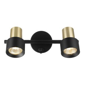 Спот поворотный CL505621 Sat черный+золотой