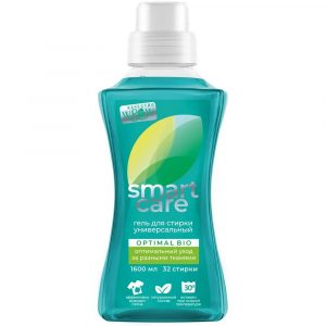 Концентрированное средство для стирки Smart care Optimal bio универсальное 1,6 л