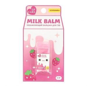 Бальзам для губ LP Care Milk balm клубника 4 г