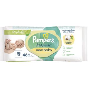 Салфетки влажные Pampers детские Harmonie New Baby 46 шт