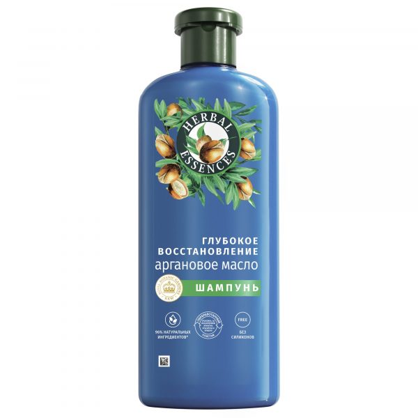 Шампунь для волос Herbal Essences с аргановым маслом, для глубокого восстановления 350 мл
