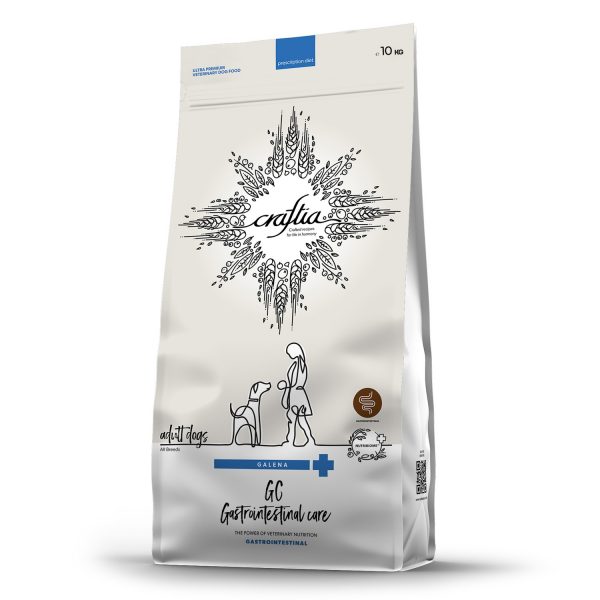 Сухой корм для собак Craftia Galena Dog Gastrointestinal Care для взрослых собак при заболеваниях ЖКТ 10 кг