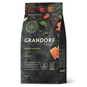 Сухой корм для кошек Grandorf Fresh из филе лосося с бататом 2 кг