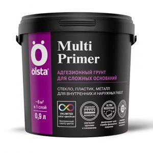 Грунт адгезионный Olsta multi primer 0.9л