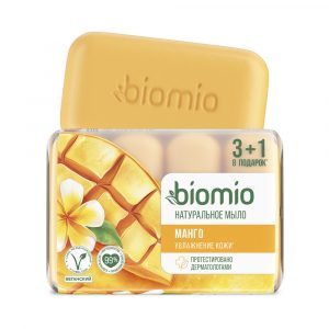 Мыло натуральное BioMio баттер манго 75 г 4 шт