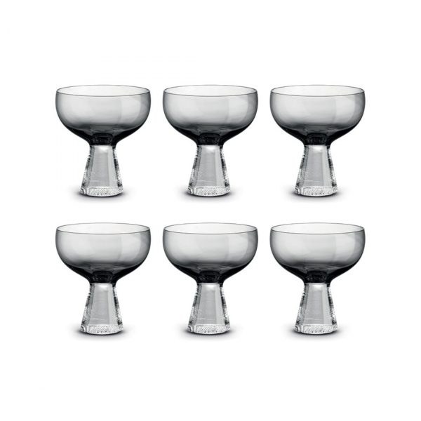 Набор креманок Pozzi Milano 1876 Fun Classy дымчатый 6шт