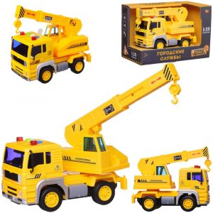 Машинка ABtoys ABtoys автокран  со звуковыми и световыми эффектами 1:20 (C-00450)