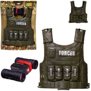 Набор игровой ABtoys военный жилет и бинокль (PT-01408/1)