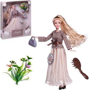 Кукла ABtoys платье с длинной юбкой (PT-01619)