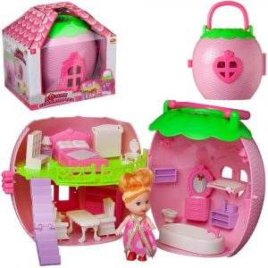 Домик Abtoys земляничка с куколкой (PT-01402)