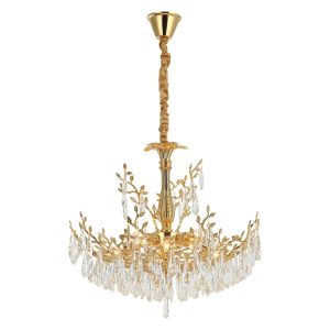 Люстра Citilux Ritz CL310082 золотистая
