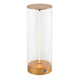 Лампа настольная Citilux Streng CL811012 LED золотистая