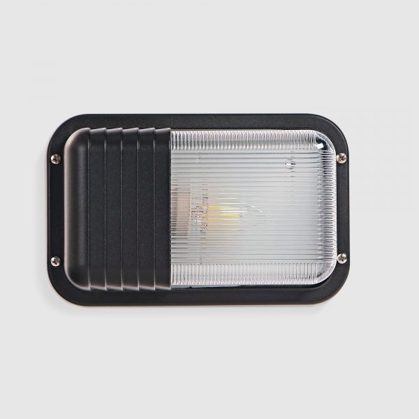 Садовый светильник Amber Lamp настенный черный (6076)