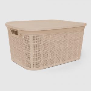 Корзина Akay Jute с крышкой 26 л в ассортименте