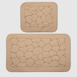 Набор ковриков для ванны Retro textil Stone капучино 2 шт