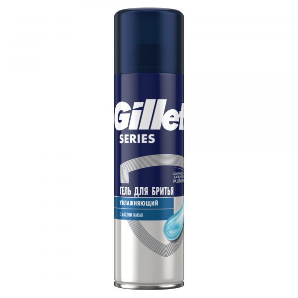 Гель для бритья Gillette Series Moisturizing, увлажняющий, мужской, 200 мл