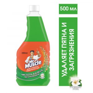 Средство для мытья стекол Mr Muscle Профессионал запасной блок 500 мл