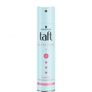 Лак для волос Taft ultrapure сверхсильная фиксация 250 мл