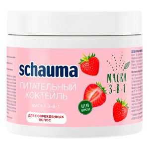 Маска для волос Schauma 3в1 питательный коктейль 380 мл