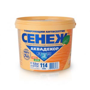 Антисептик Сенеж Аквадекор Х2 Ребина 2,5 кг