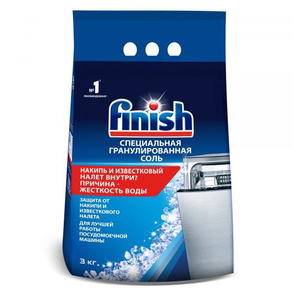 Специальная соль Finish Для посудомоечных машин 3 кг