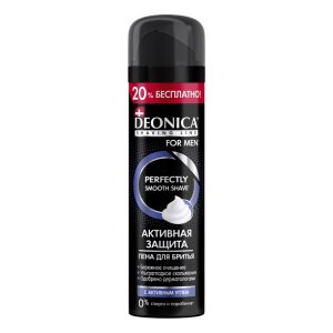 Пена для бритья Deonica с черным углем 240 мл